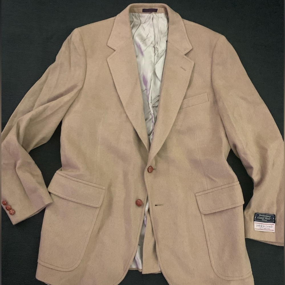 PEBBLE BEACH Camel Hair Blazer